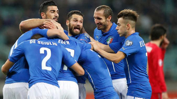 Azerbaijan Italy Euro Soccer